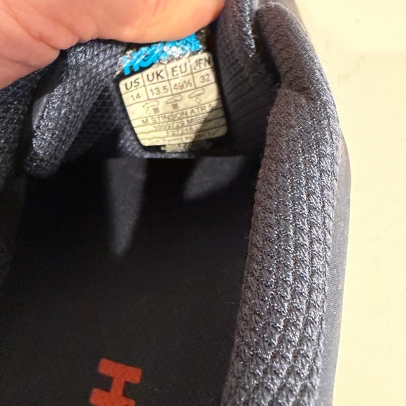 HOKA Stinson ATR 5 Trail Shoes Men’s 14 Blue Max Cushion - Picture 9 of 10